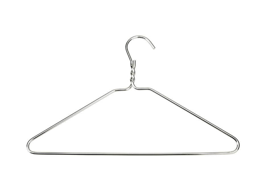 Wire Coat Hangers - White