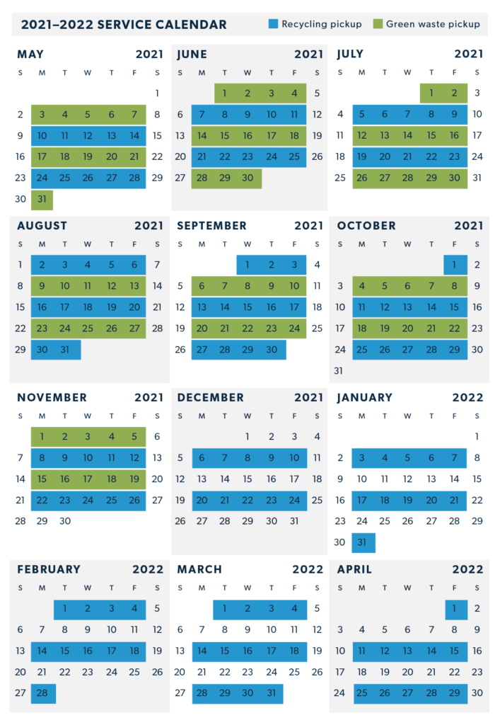 Collection Schedule